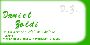 daniel zoldi business card